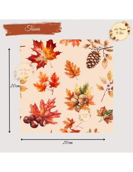 Tissus éclats d'automne