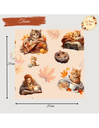 Tissus automne douillet