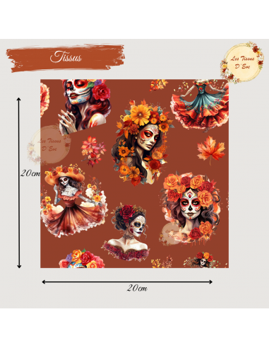 Tissus reine des calaveras