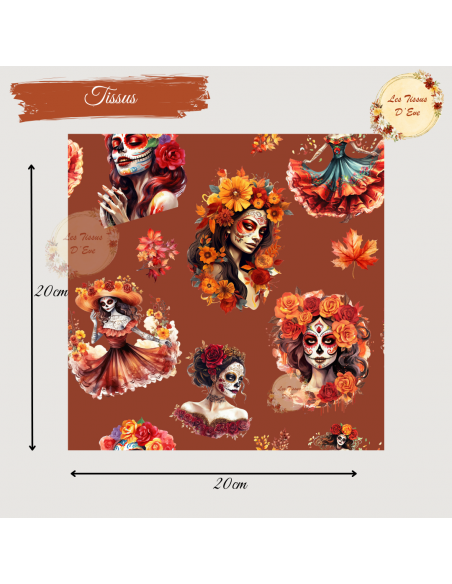 Tissus reine des calaveras