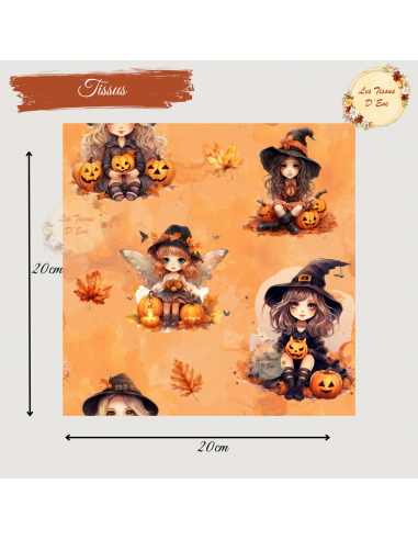 Tissus sorcières d'automne