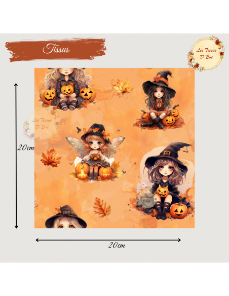 Tissus sorcières d'automne