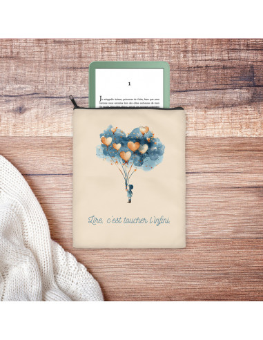 Housse liseuse ou livre Book love