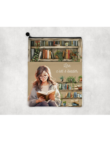 Housse liseuse ou livre s'évader Pocket