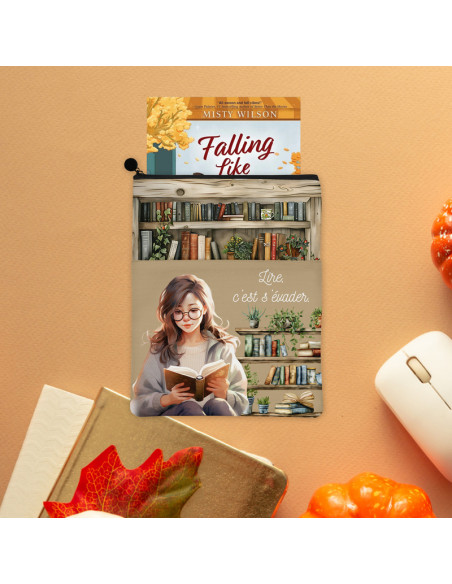 Housse liseuse ou livre s'évader Pocket