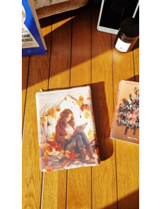 Housse liseuse ou livre Femme d'automne Pocket