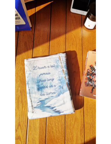 Housse liseuse ou livre Hiver Pocket