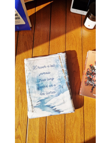 Housse liseuse ou livre Hiver Pocket