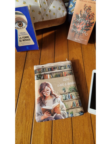 Housse liseuse ou livre s'évader Pocket