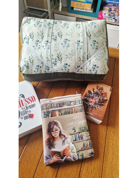 Coussin lecture eucalyptus