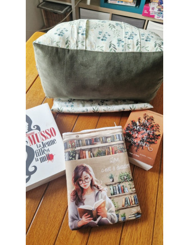 Coussin lecture eucalyptus