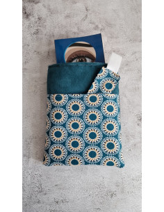 Housse liseuse ou livre avec poche et marque page