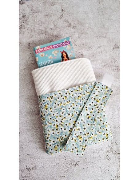 Housse liseuse ou livre avec poche et marque page