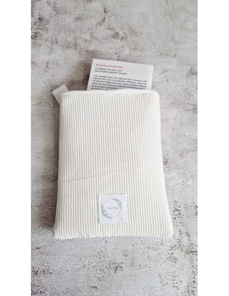 Housse liseuse ou livre avec poche et marque page