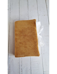 Protège livre pocket moutarde