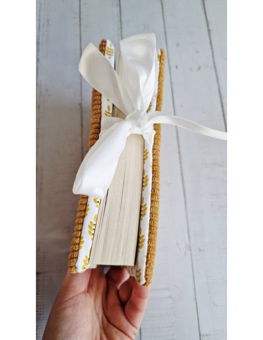 Protège livre pocket moutarde