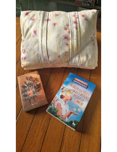 Coussin lecture Fleurs Roses